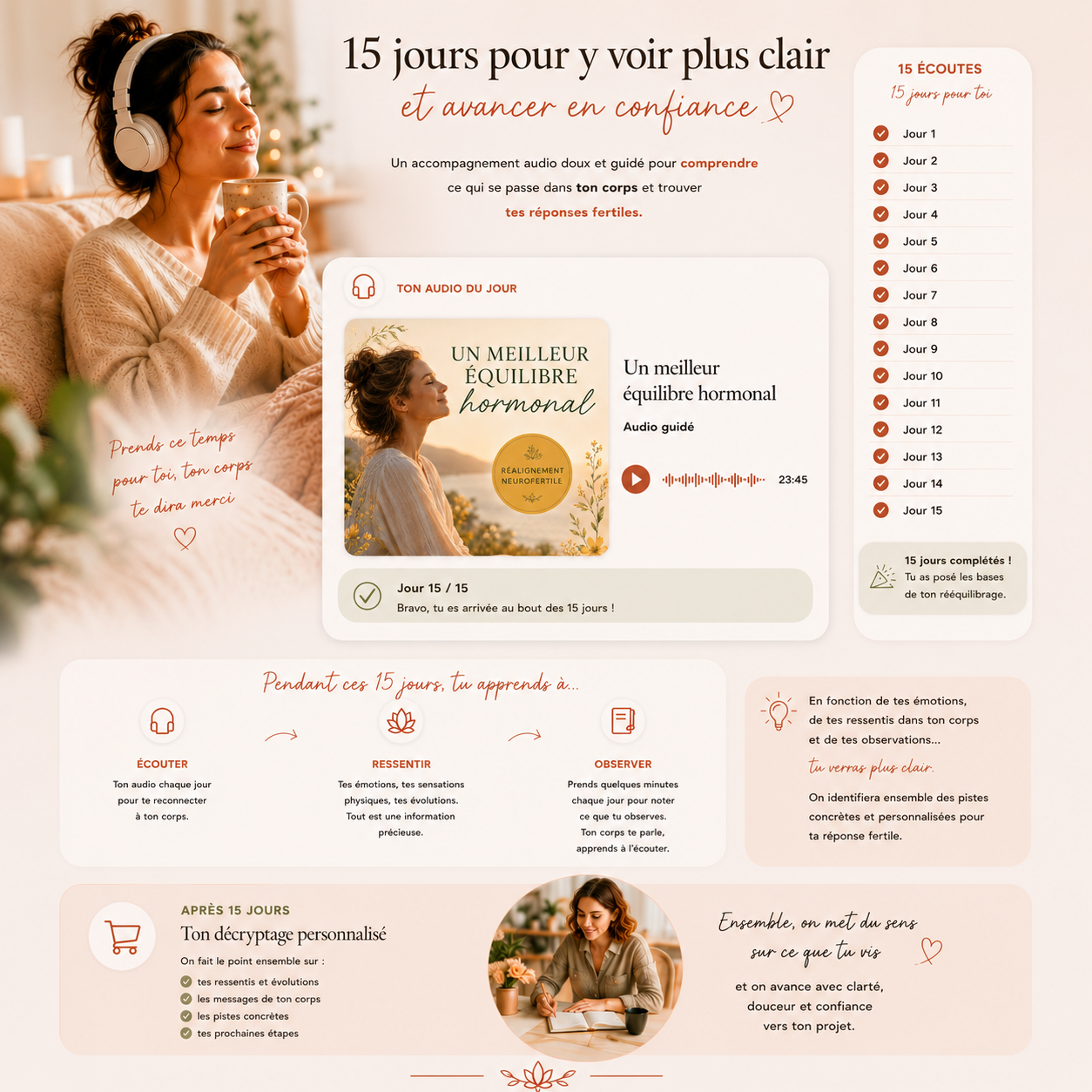 Initiation de 15 jours — Audio Un meilleur équilibre hormonal